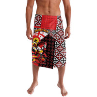 Personalized Georgia Lavalava Saint George Dragon Slayer Folk Pattern