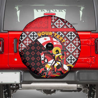 Personalized Georgia Spare Tire Cover Saint George Dragon Slayer Folk Pattern