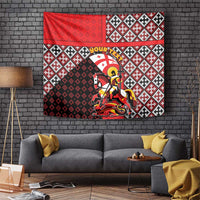 Personalized Georgia Tapestry Saint George Dragon Slayer Folk Pattern