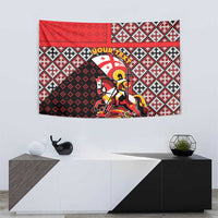 Personalized Georgia Tapestry Saint George Dragon Slayer Folk Pattern