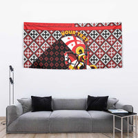 Personalized Georgia Tapestry Saint George Dragon Slayer Folk Pattern