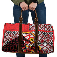 Personalized Georgia Travel Bag Saint George Dragon Slayer Folk Pattern