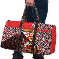 Personalized Georgia Travel Bag Saint George Dragon Slayer Folk Pattern