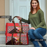 Personalized Georgia Travel Bag Saint George Dragon Slayer Folk Pattern