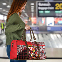 Personalized Georgia Travel Bag Saint George Dragon Slayer Folk Pattern