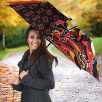 Personalized Georgia Umbrella Saint George Dragon Slayer Folk Pattern