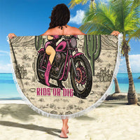 Cowgirl Beach Blanket Running Wild Ride Or Die