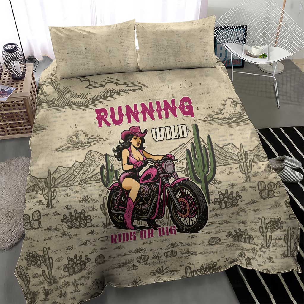 Cowgirl Bedding Set Running Wild Ride Or Die
