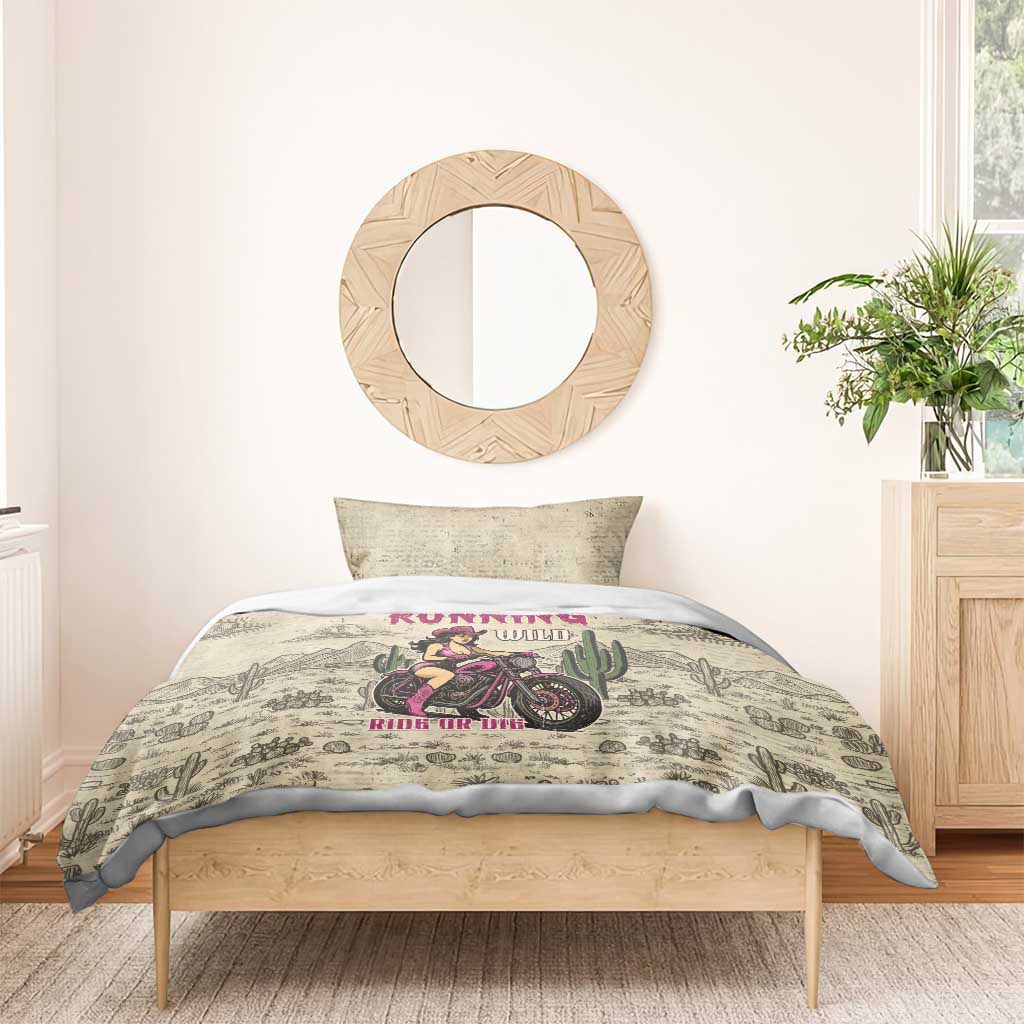 Cowgirl Bedding Set Running Wild Ride Or Die