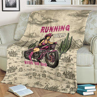 Cowgirl Blanket Running Wild Ride Or Die