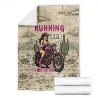 Cowgirl Blanket Running Wild Ride Or Die