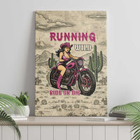 Cowgirl Canvas Wall Art Running Wild Ride Or Die