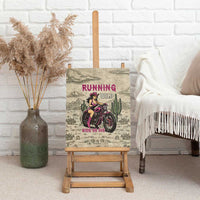 Cowgirl Canvas Wall Art Running Wild Ride Or Die