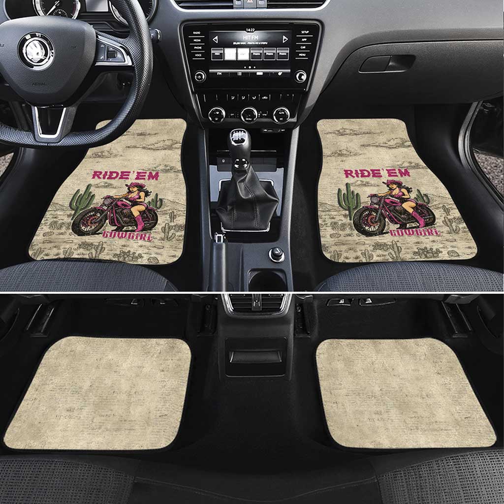 Cowgirl Car Mats Running Wild Ride Or Die