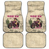 Cowgirl Car Mats Running Wild Ride Or Die