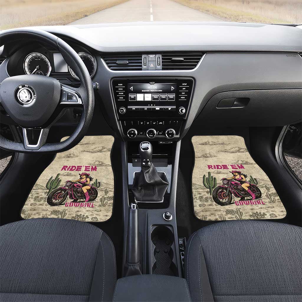 Cowgirl Car Mats Running Wild Ride Or Die