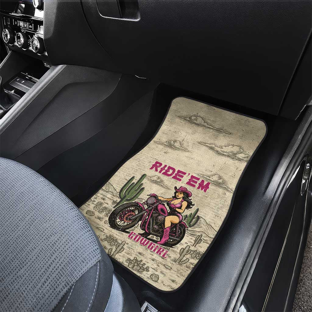 Cowgirl Car Mats Running Wild Ride Or Die
