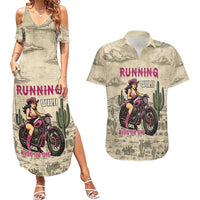 Cowgirl Couples Matching Summer Maxi Dress and Hawaiian Shirt Running Wild Ride Or Die
