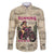 Cowgirl Family Matching Long Sleeve Bodycon Dress and Hawaiian Shirt Running Wild Ride Or Die