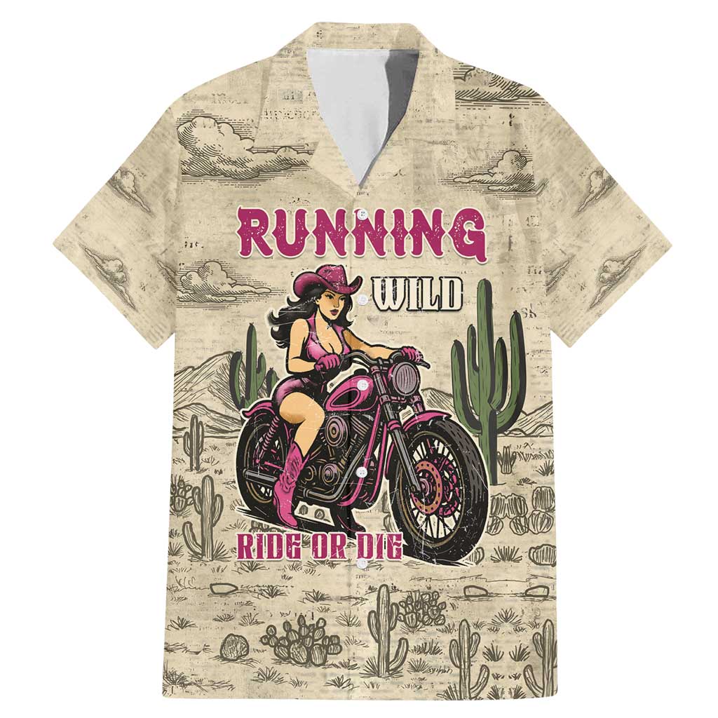 Cowgirl Family Matching Mermaid Dress and Hawaiian Shirt Running Wild Ride Or Die