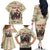 Cowgirl Family Matching Off The Shoulder Long Sleeve Dress and Hawaiian Shirt Running Wild Ride Or Die