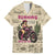Cowgirl Family Matching Off Shoulder Maxi Dress and Hawaiian Shirt Running Wild Ride Or Die