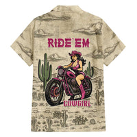 Cowgirl Family Matching Off Shoulder Maxi Dress and Hawaiian Shirt Running Wild Ride Or Die