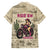 Cowgirl Family Matching Off Shoulder Maxi Dress and Hawaiian Shirt Running Wild Ride Or Die