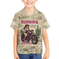 Cowgirl Family Matching Puletasi and Hawaiian Shirt Running Wild Ride Or Die