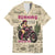 Cowgirl Family Matching Short Sleeve Bodycon Dress and Hawaiian Shirt Running Wild Ride Or Die
