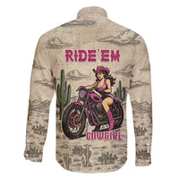 Cowgirl Family Matching Short Sleeve Bodycon Dress and Hawaiian Shirt Running Wild Ride Or Die