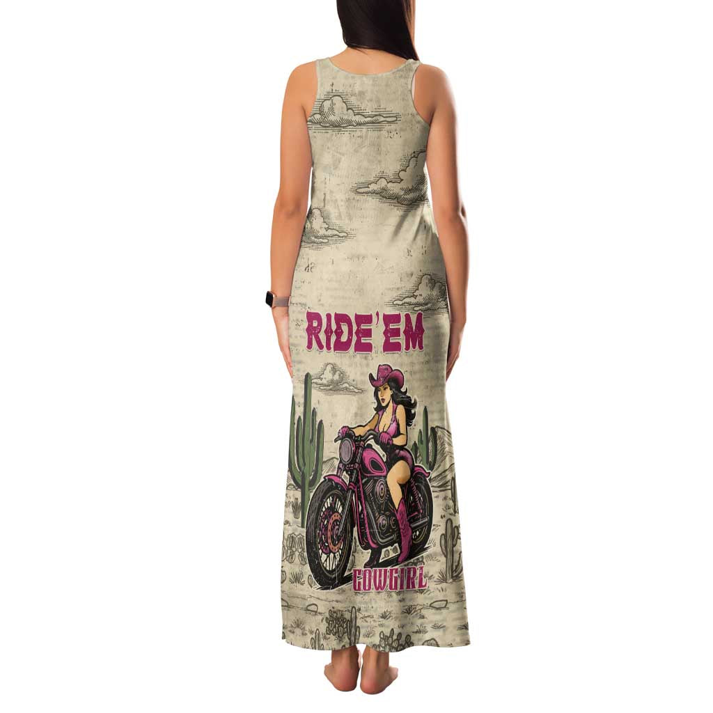 Cowgirl Family Matching Tank Maxi Dress and Hawaiian Shirt Running Wild Ride Or Die
