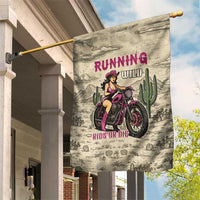 Cowgirl Garden Flag Running Wild Ride Or Die