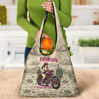 Cowgirl Grocery Bag Running Wild Ride Or Die