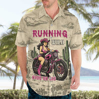 Cowgirl Hawaiian Shirt Running Wild Ride Or Die