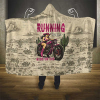 Cowgirl Hooded Blanket Running Wild Ride Or Die