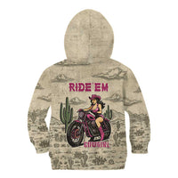 Cowgirl Kid Hoodie Running Wild Ride Or Die