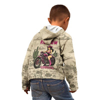 Cowgirl Kid Hoodie Running Wild Ride Or Die