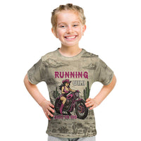 Cowgirl Kid T Shirt Running Wild Ride Or Die