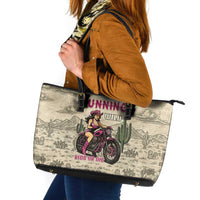 Cowgirl Leather Tote Bag Running Wild Ride Or Die