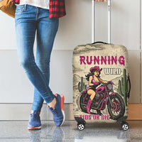 Cowgirl Luggage Cover Running Wild Ride Or Die