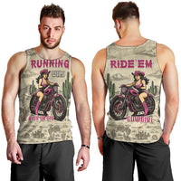 Cowgirl Men Tank Top Running Wild Ride Or Die