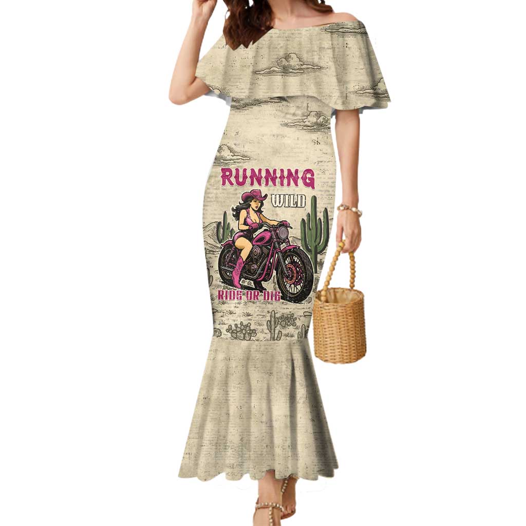 Cowgirl Mermaid Dress Running Wild Ride Or Die