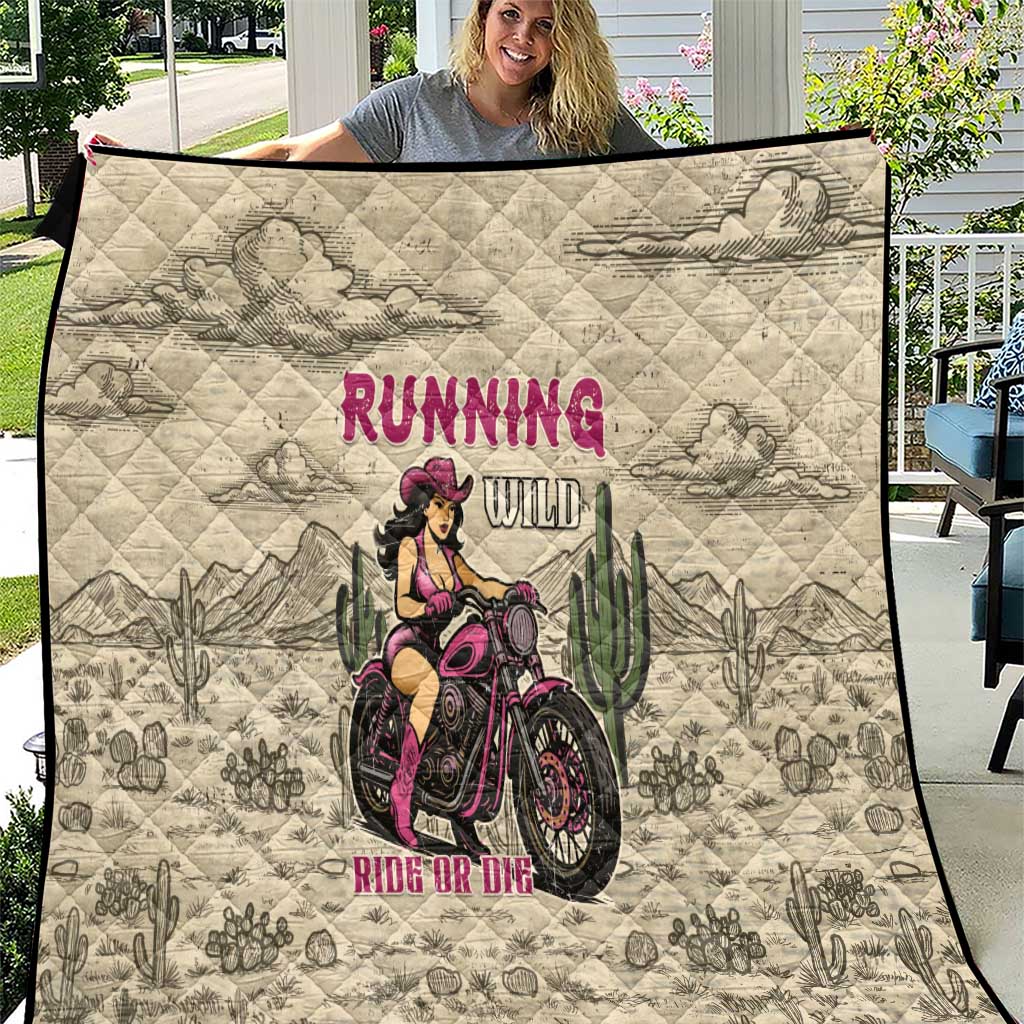 Cowgirl Quilt Running Wild Ride Or Die
