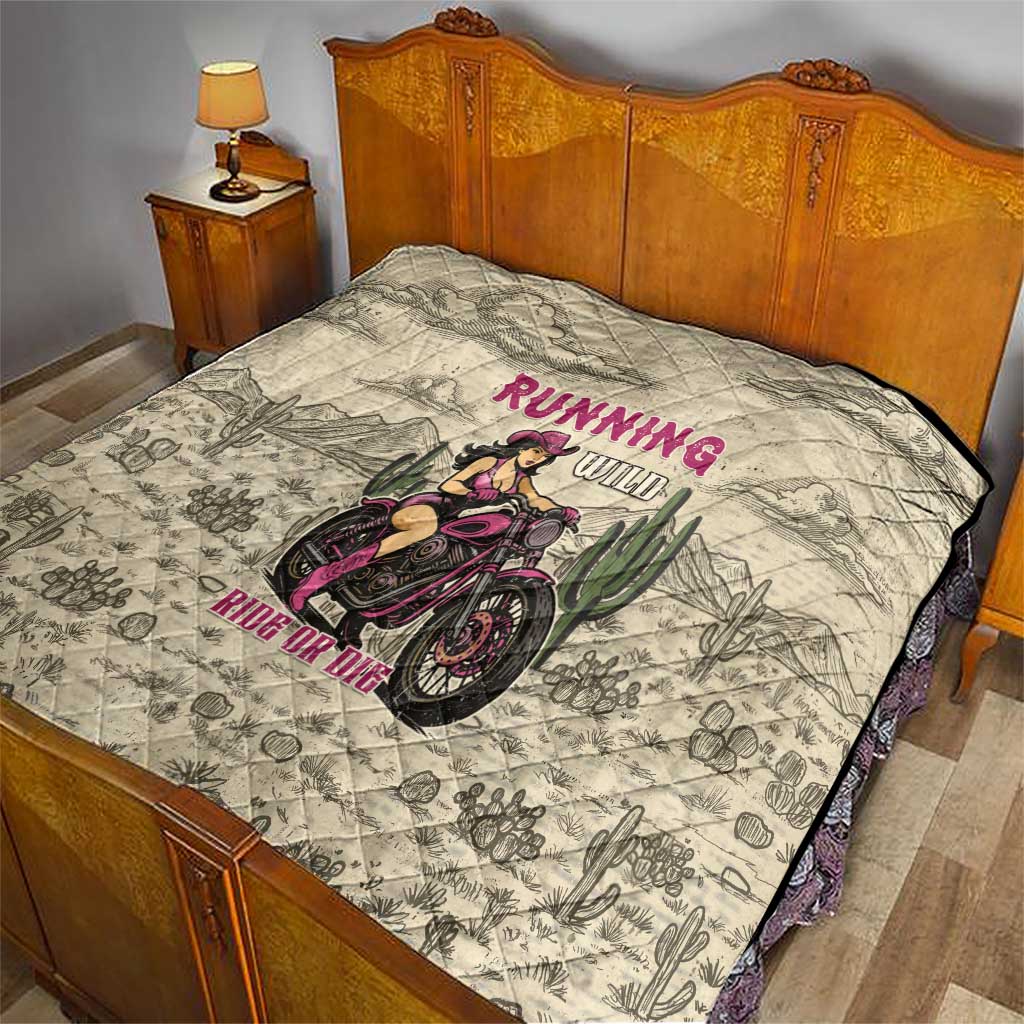 Cowgirl Quilt Running Wild Ride Or Die
