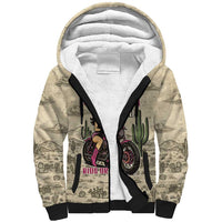 Cowgirl Sherpa Hoodie Running Wild Ride Or Die