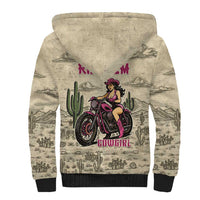 Cowgirl Sherpa Hoodie Running Wild Ride Or Die