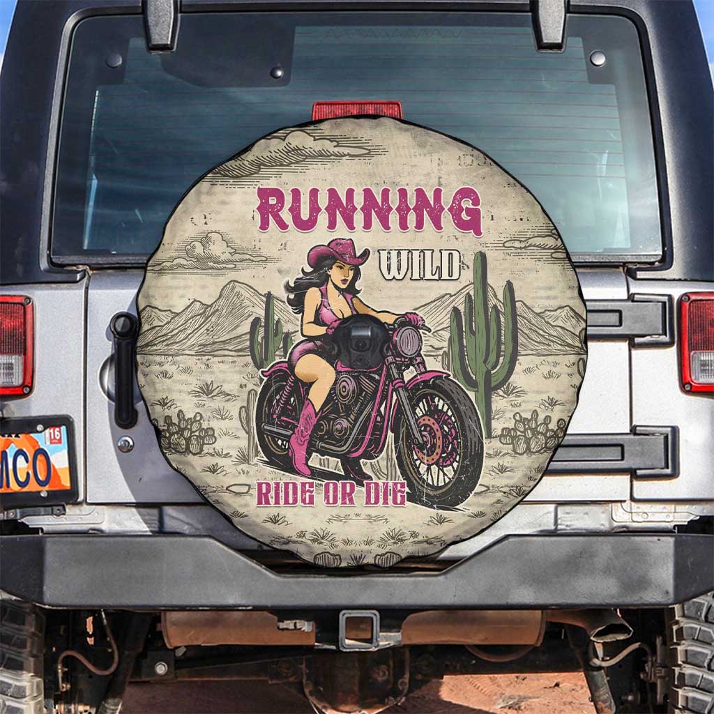 Cowgirl Spare Tire Cover Running Wild Ride Or Die