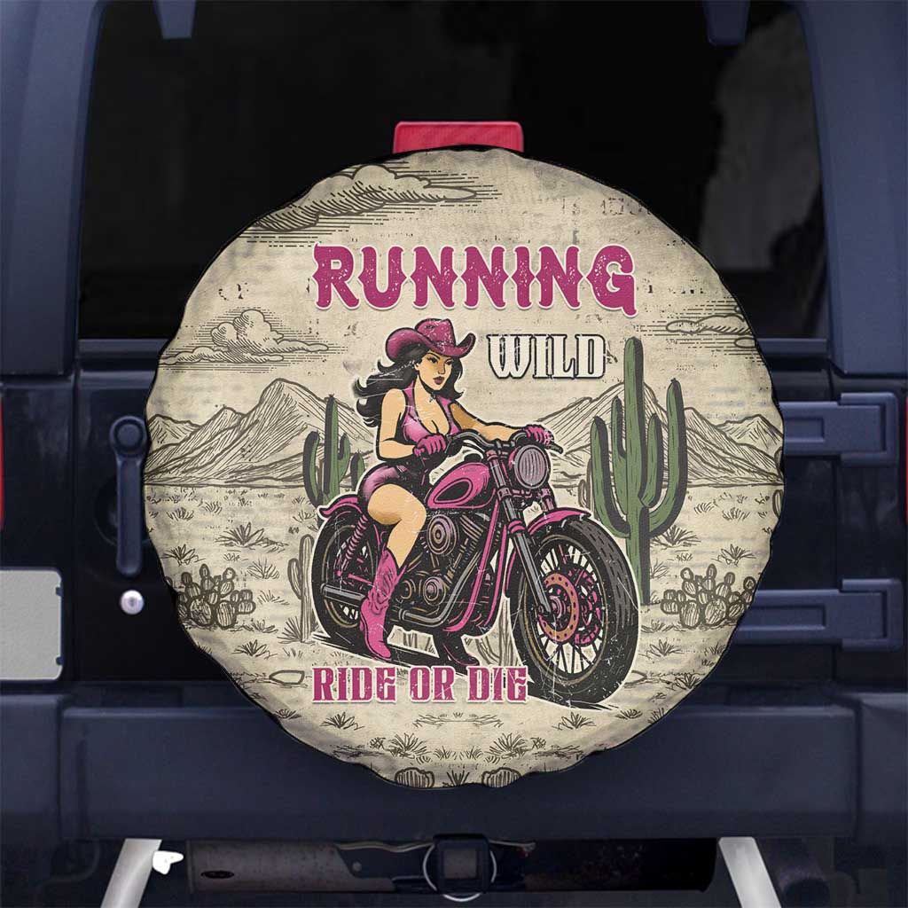 Cowgirl Spare Tire Cover Running Wild Ride Or Die