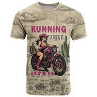 Cowgirl T Shirt Running Wild Ride Or Die